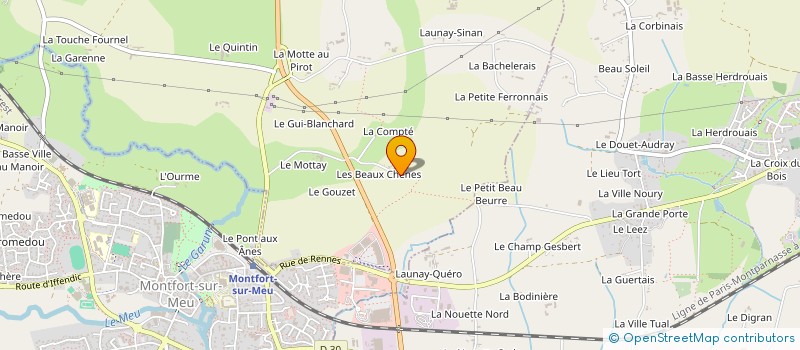 localisation de l'entreprise D.M MENUISERIE  BEDEE