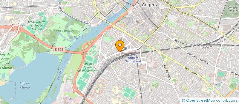 localisation de l'entreprise D.M.N. à ANGERS