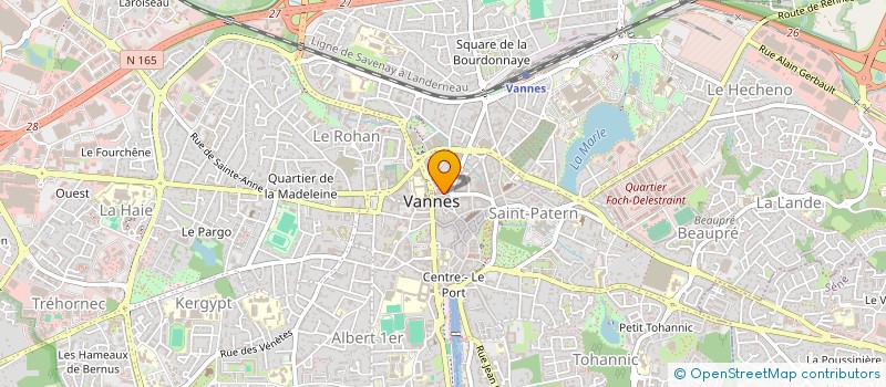 localisation de l'entreprise D.M.O (DISTRIBUTION MULTIMEDIA OUEST) à VANNES