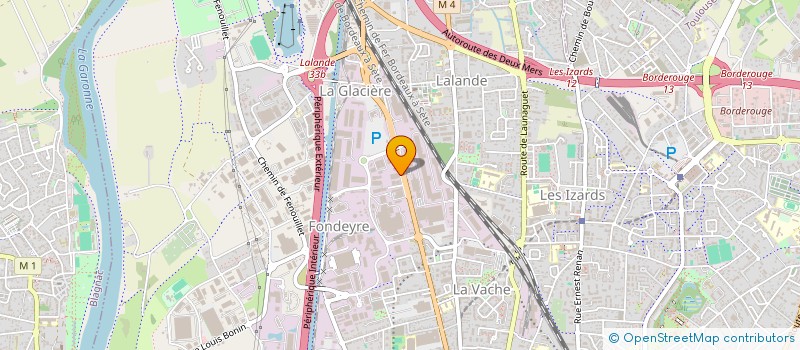 localisation de l'entreprise D.M.P. à TOULOUSE