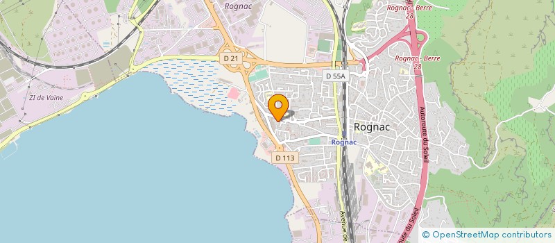 localisation de l'entreprise D M P B  ROGNAC