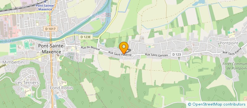 localisation de l'entreprise D.M. PLOMBIER  PONTPOINT