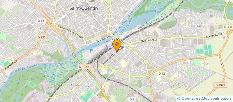 localisation de l'entreprise D.M.R. à SAINT-QUENTIN