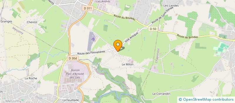localisation de l'entreprise D.M' RENOVER à BRINDAS