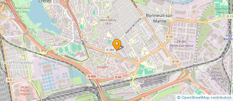 localisation de l'entreprise D.M.S. à CRETEIL