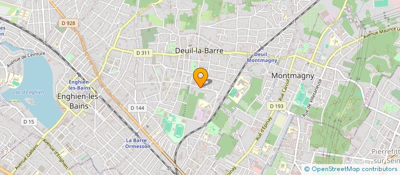 localisation de l'entreprise D.M.S.  DEUIL-LA-BARRE