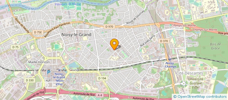 localisation de l'entreprise D.M.S.ASCENSEURS  NOISY-LE-GRAND