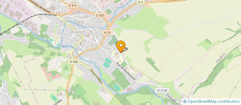 localisation de l'entreprise D.M.S.I  DOULLENS