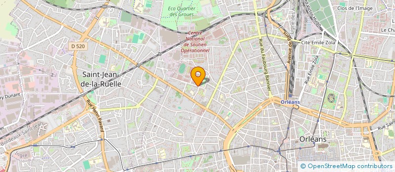 localisation de l'entreprise D.M.S. LOCATION à ORLEANS