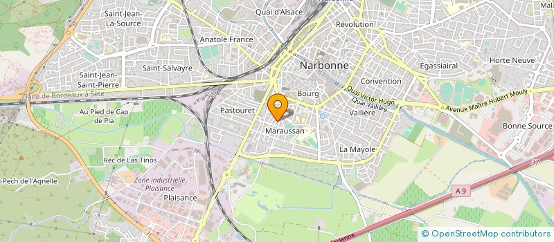 localisation de l'entreprise D.M.S  SARL  NARBONNE