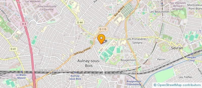 localisation de l'entreprise D M- SERVICES à AULNAY-SOUS-BOIS