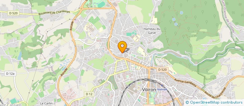 localisation de l'entreprise D&M SOLS  VOIRON