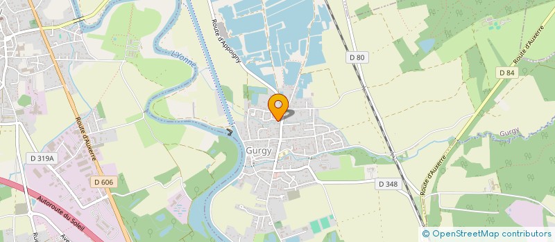 localisation de l'entreprise D.M TEAM  GURGY