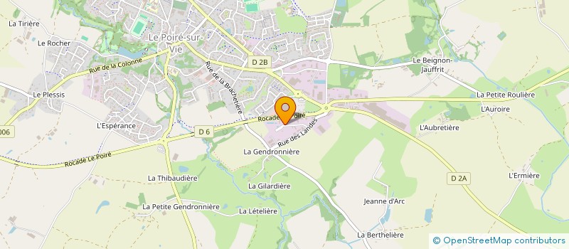 localisation de l'entreprise D-MA  LE POIRE-SUR-VIE