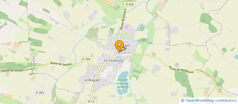 localisation de l'entreprise D'MARC & VOUS  SARAMON