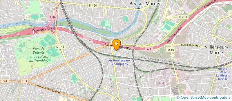 localisation de l'entreprise D-MARKET à CHAMPIGNY-SUR-MARNE