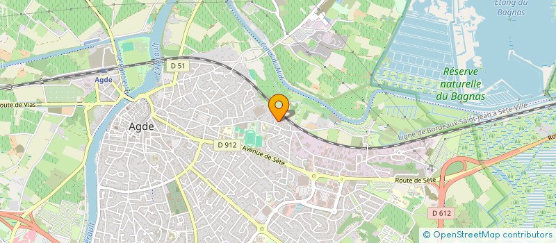 localisation de l'entreprise D-MEDIA  AGDE