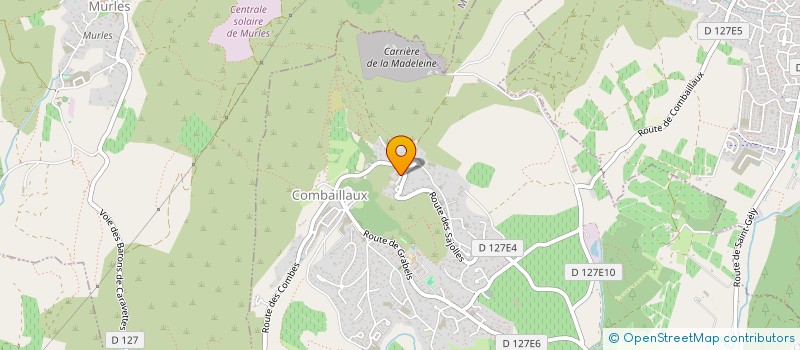 localisation de l'entreprise D-MENCIEL  COMBAILLAUX