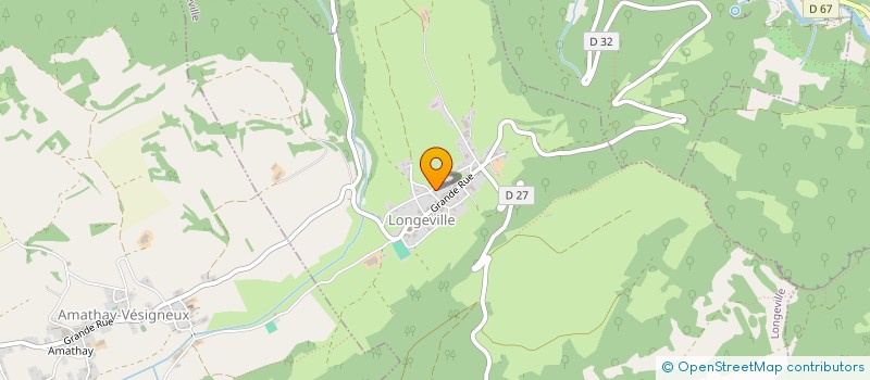 localisation de l'entreprise D.MENETRIER VOTRE PAYSAGISTE à SILLEY-AMANCEY