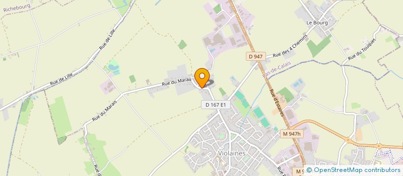 localisation de l'entreprise D-MENTIEL MOTO TEAM  HAISNES