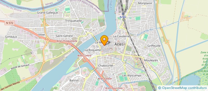 localisation de l'entreprise D MESURE à ARLES
