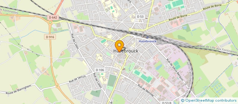 localisation de l'entreprise D METHOD à HAZEBROUCK