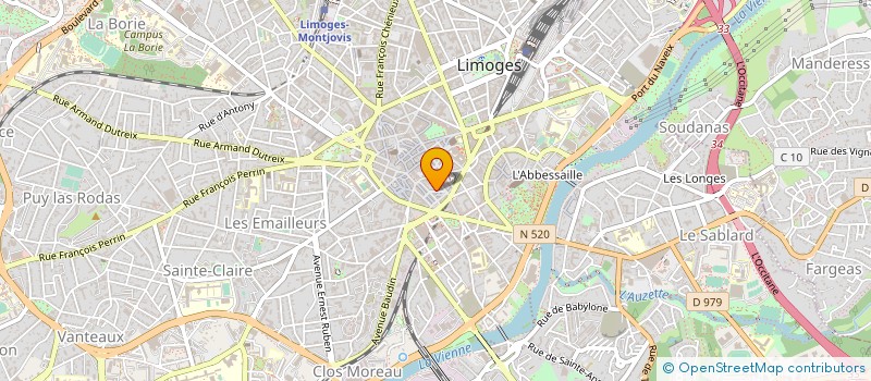 localisation de l'entreprise D'MN DARI MUSICNETWORK à LIMOGES
