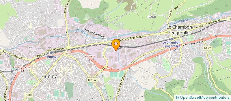 localisation de l'entreprise D-MOLD à LE CHAMBON-FEUGEROLLES