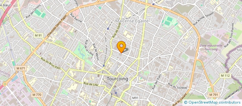 localisation de l'entreprise D MULTIPLE ARQUES  TOURCOING