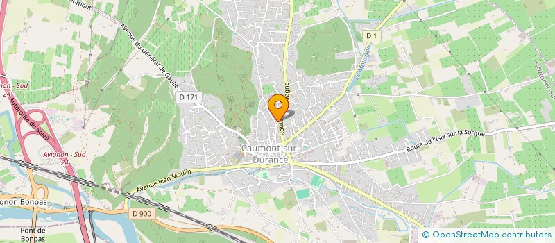 localisation de l'entreprise D&N AGENCEMENT  CAUMONT-SUR-DURANCE