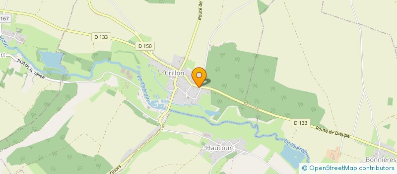 localisation de l'entreprise D.N.B. ETANCHEITE  CRILLON