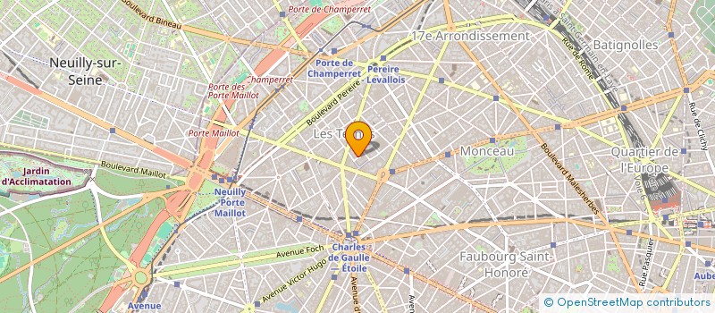 localisation de l'entreprise D.N.C.  PARIS