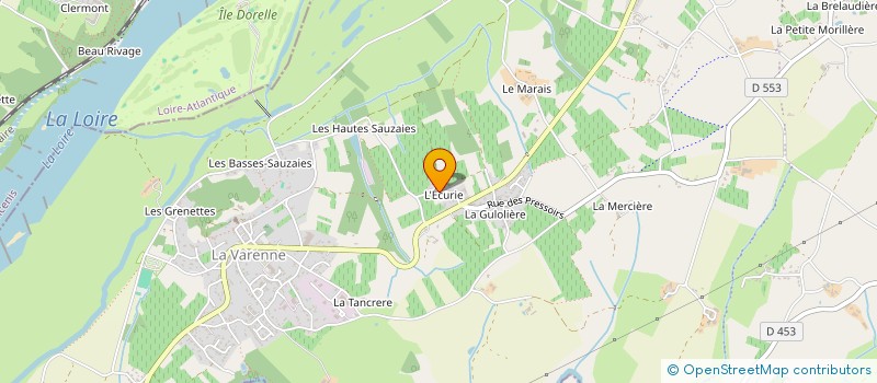 localisation de l'entreprise D&N CONSULTANTS FORMATIONS  OREE-D'ANJOU