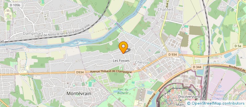 localisation de l'entreprise D.N.D IMMO  CHESSY