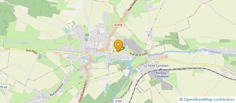 localisation de l'entreprise D.N.E LED  PERNES