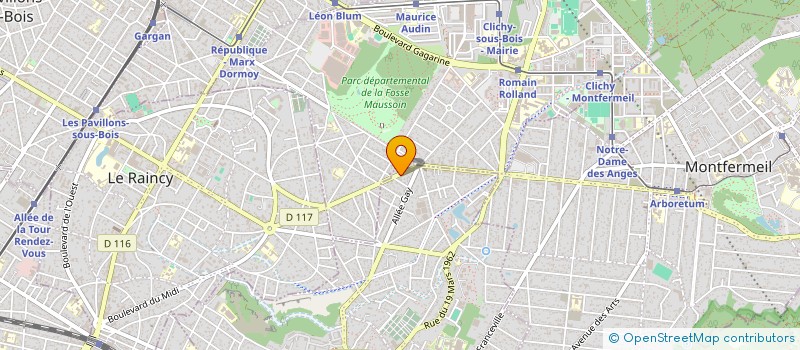 localisation de l'entreprise D N J NET S.A.R.L. à GAGNY