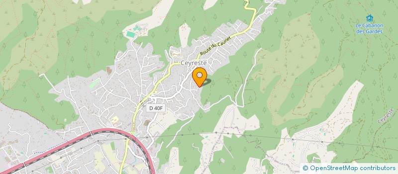 localisation de l'entreprise D.N.L DIFFUSION  CEYRESTE