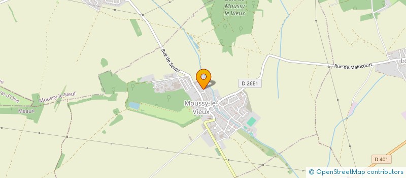 localisation de l'entreprise D.N.M.C.  MOUSSY-LE-VIEUX