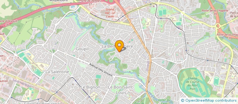 localisation de l'entreprise D.N.R.L.N. à ORVAULT