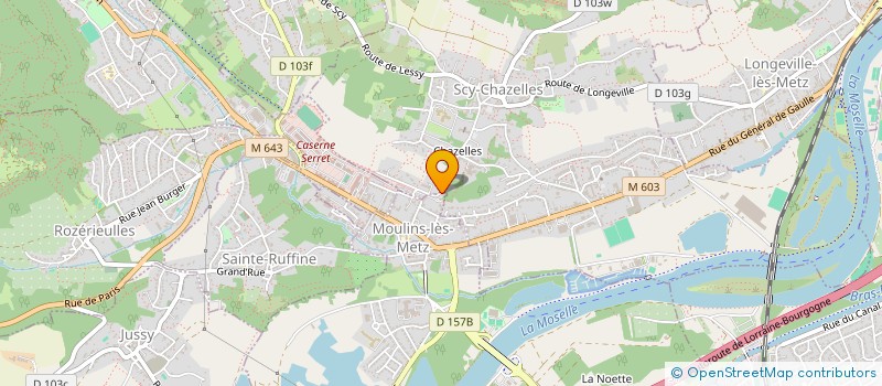 localisation de l'entreprise D.N STE AGATHE  MOULINS-LES-METZ