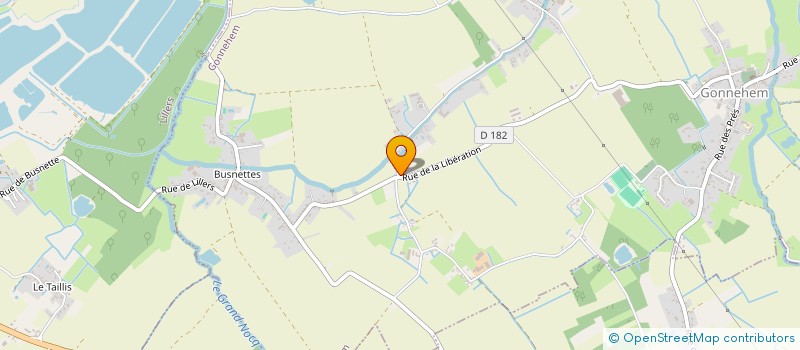 localisation de l'entreprise D.N. TUYAUTERIE  GONNEHEM