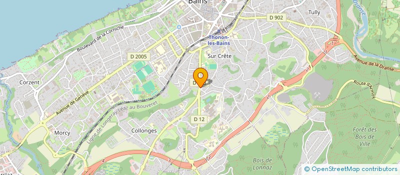 localisation de l'entreprise D. NACERA à THONON-LES-BAINS