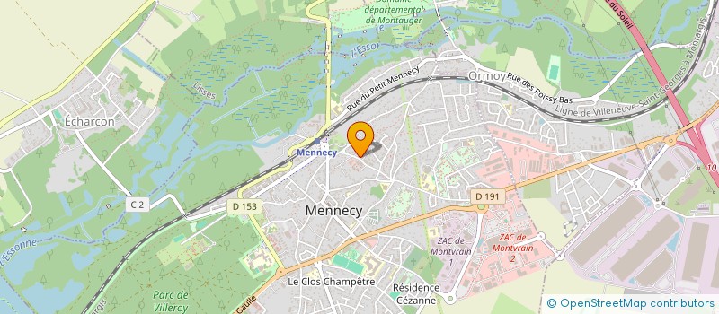 localisation de l'entreprise D'NB à MENNECY