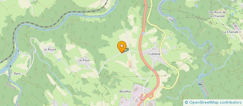 localisation de l'entreprise D.O  YSSINGEAUX