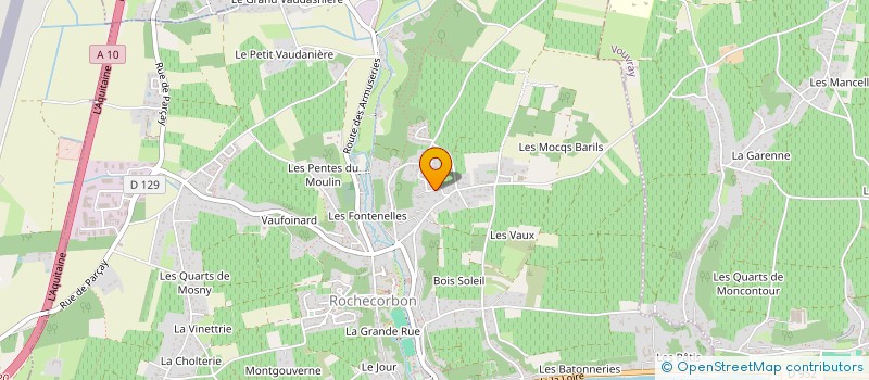 localisation de l'entreprise D.O.A. à ROCHECORBON
