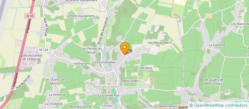 localisation de l'entreprise D.O.A. VAL D'AMBOISE à ROCHECORBON