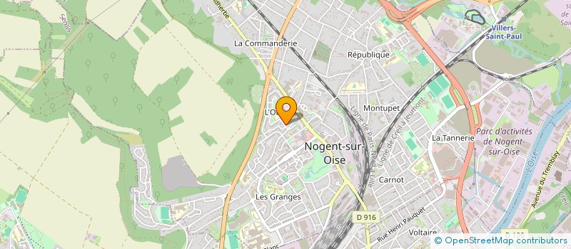 localisation de l'entreprise D.O AUTOMOTIVE  NOGENT-SUR-OISE