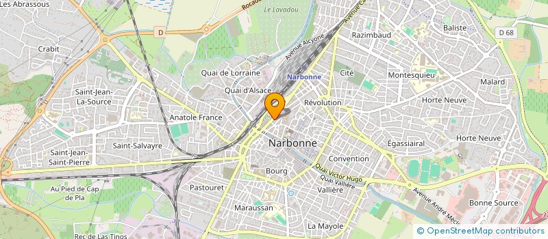 localisation de l'entreprise D.O.C  NARBONNE