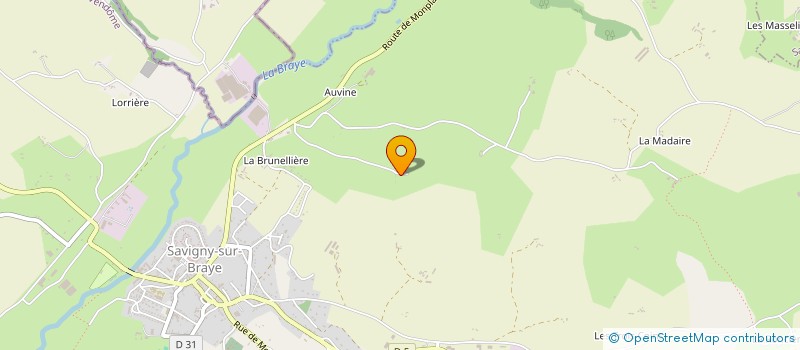 localisation de l'entreprise D.O.C.BATIMENT  SAVIGNY-SUR-BRAYE