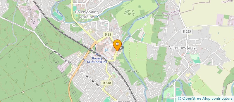 localisation de l'entreprise D.O.C. CAMELOT HOLDING  QUINCY-SOUS-SENART